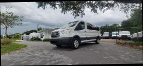 2018 FORD TRANSIT 350 WAGON PASSENGER V6, 3.7 LITER XLT W/LOW ROOF W/SLIDING SIDE DOOR VAN 3D