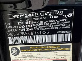 2011 MERCEDES-BENZ SL-CLASS CONVERTIBLE V8, 5.5 LITER SL 550 ROADSTER 2D