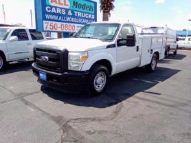 2012 FORD F250 SUPER DUTY REGULAR CAB PICKUP V8, FLEX FUEL, 6.2 LITER XLT PICKUP 2D 8 FT