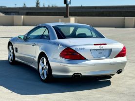 2004 MERCEDES-BENZ SL-CLASS CONVERTIBLE V8, 5.0 LITER SL 500 ROADSTER 2D