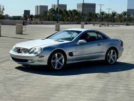 2004 MERCEDES-BENZ SL-CLASS CONVERTIBLE V8, 5.0 LITER SL 500 ROADSTER 2D