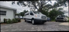 2018 FORD TRANSIT 350 WAGON PASSENGER V6, 3.7 LITER XLT W/LOW ROOF W/SLIDING SIDE DOOR VAN 3D