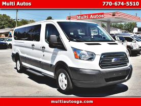 2017 FORD TRANSIT 350 WAGON PASSENGER V6, 3.7 LITER XLT W/LOW ROOF W/60/40 SIDE DOOR VAN 3D
