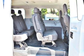 2017 FORD TRANSIT 350 WAGON PASSENGER V6, 3.7 LITER XLT W/LOW ROOF W/60/40 SIDE DOOR VAN 3D