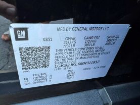 2021 GMC YUKON XL SUV V8, ECOTEC3, 6.2 LITER DENALI SPORT UTILITY 4D