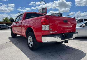 2010 TOYOTA TUNDRA DOUBLE CAB PICKUP RED AUTOMATIC -  V & B Auto Sales