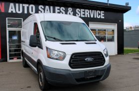 2015 FORD TRANSIT 250 VAN CARGO V6, FLEX FUEL, 3.7 LITER MEDIUM ROOF W/SLIDING SIDE DOOR W/LWB VAN 3D