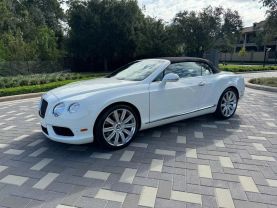 2013 BENTLEY CONTINENTAL CONVERTIBLE V8, TWIN TURBO, 4.0 LITER GTC CONVERTIBLE 2D