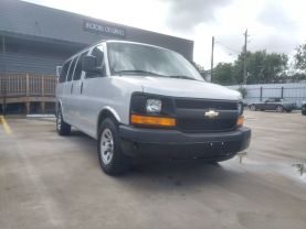 2014 CHEVROLET EXPRESS 1500 PASSENGER VAN V8, FLEX FUEL, 5.3 LITER LS VAN 3D at Motors On Wheels - used car dealership in Houston, Texas.
