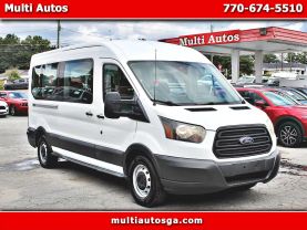 2017 FORD TRANSIT 350 WAGON VAN V6, 3.7 LITER XL W/MEDIUM ROOF W/SLIDING SIDE DOOR VAN 3D