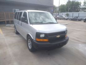 2014 CHEVROLET EXPRESS 1500 PASSENGER VAN V8, FLEX FUEL, 5.3 LITER LS VAN 3D at Motors On Wheels - used car dealership in Houston, Texas.