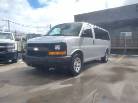2014 CHEVROLET EXPRESS 1500 PASSENGER VAN V8, FLEX FUEL, 5.3 LITER LS VAN 3D at Motors On Wheels - used car dealership in Houston, Texas.