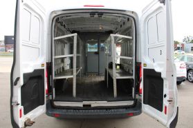 2015 FORD TRANSIT 250 VAN CARGO V6, FLEX FUEL, 3.7 LITER MEDIUM ROOF W/SLIDING SIDE DOOR W/LWB VAN 3D