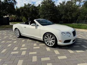 2013 BENTLEY CONTINENTAL CONVERTIBLE V8, TWIN TURBO, 4.0 LITER GTC CONVERTIBLE 2D