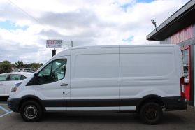 2015 FORD TRANSIT 250 VAN CARGO V6, FLEX FUEL, 3.7 LITER MEDIUM ROOF W/SLIDING SIDE DOOR W/LWB VAN 3D