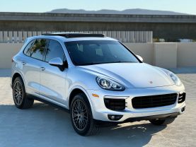2017 PORSCHE CAYENNE SUV V6, 3.6 LITER PLATINUM EDITION SPORT UTILITY 4D