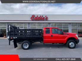 2016 FORD F350 SD SUPER CAB 1600 LBS LIFT GATE 9FT FLAT BED TRUCK FLATBED TRUCKS V8, FLEX FUEL, 6.2 LITER XL SUPER CAB 4D - Eddies Auto Sales