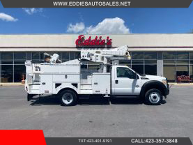 2011 FORD F550 SUPER DUTY 45FT BUCKET TRUCK ALTEC AT40M BUCKET TRUCKS V8, TURBO DIESEL, 6.7 LITER 165" W.B. 2D - Eddies Auto Sales