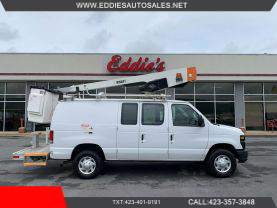 2013 FORD E350 SUPER DUTY 34FT BUCKET VAN VERSALIFT VANTEL29N BUCKET TRUCKS V8, FLEX FUEL, 5.4 LITER VAN 3D - Eddies Auto Sales