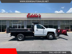 2015 CHEVROLET SILVERADO 3500 HD 9FT DUMP TRUCK WITH 8 1/2 FT BOSS SNOW PLOW DUMP TRUCKS V8, 6.0 LITER REG CAB 2D - Eddies Auto Sales