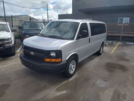 2014 CHEVROLET EXPRESS 1500 PASSENGER VAN V8, FLEX FUEL, 5.3 LITER LS VAN 3D at Motors On Wheels - used car dealership in Houston, Texas.