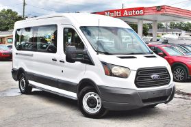 2017 FORD TRANSIT 350 WAGON VAN V6, 3.7 LITER XL W/MEDIUM ROOF W/SLIDING SIDE DOOR VAN 3D
