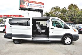 2015 FORD TRANSIT 350 WAGON PASSENGER V6, ECOBOOST, TWIN TURBO, 3.5L XL W/LOW ROOF W/SLIDING SIDE DOOR VAN 3D