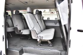 2015 FORD TRANSIT 350 WAGON PASSENGER V6, ECOBOOST, TWIN TURBO, 3.5L XL W/LOW ROOF W/SLIDING SIDE DOOR VAN 3D