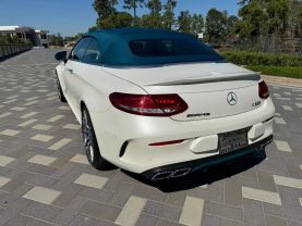 2018 MERCEDES-BENZ MERCEDES-AMG C-CLASS CONVERTIBLE V8, TWIN TURBO, 4.0 LITER C 63 S AMG CABRIOLET 2D