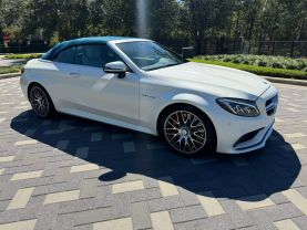 2018 MERCEDES-BENZ MERCEDES-AMG C-CLASS CONVERTIBLE V8, TWIN TURBO, 4.0 LITER C 63 S AMG CABRIOLET 2D