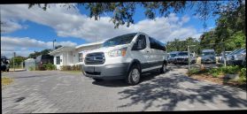 2018 FORD TRANSIT 350 WAGON PASSENGER V6, ECOBOOST, TT, 3.5L XLT W/LOW ROOF W/SLIDING SIDE DOOR VAN 3D