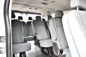 2015 FORD TRANSIT 350 WAGON PASSENGER V6, ECOBOOST, TWIN TURBO, 3.5L XL W/LOW ROOF W/SLIDING SIDE DOOR VAN 3D