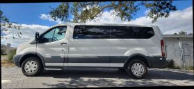 2018 FORD TRANSIT 350 WAGON PASSENGER V6, ECOBOOST, TT, 3.5L XLT W/LOW ROOF W/SLIDING SIDE DOOR VAN 3D