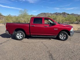 2014 RAM 1500 CREW CAB PICKUP V6, FLEX FUEL, 3.6 LITER TRADESMAN PICKUP 4D 5 1/2 FT