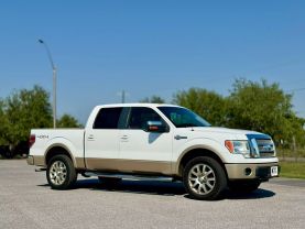 2009 FORD F150 SUPERCREW CAB PICKUP V8, 5.4 LITER KING RANCH PICKUP 4D 5 1/2 FT