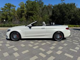 2018 MERCEDES-BENZ MERCEDES-AMG C-CLASS CONVERTIBLE V8, TWIN TURBO, 4.0 LITER C 63 S AMG CABRIOLET 2D
