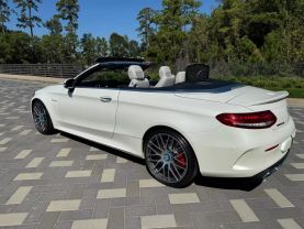 2018 MERCEDES-BENZ MERCEDES-AMG C-CLASS CONVERTIBLE V8, TWIN TURBO, 4.0 LITER C 63 S AMG CABRIOLET 2D