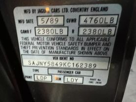 1989 JAGUAR XJ COUPE - XJS 2D COUPE