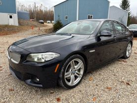 2016 BMW 5 SERIES SEDAN V8, TWIN TURBO, 4.4 LITER 550I XDRIVE SEDAN 4D at T&T Repairables - used car dealership in Spencer, Indiana.