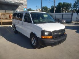 2015 CHEVROLET EXPRESS 2500 PASSENGER VAN V8, FLEX FUEL, 4.8 LITER LS VAN 3D at Motors On Wheels - used car dealership in Houston, Texas.