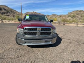 2014 RAM 1500 CREW CAB PICKUP V6, FLEX FUEL, 3.6 LITER TRADESMAN PICKUP 4D 5 1/2 FT