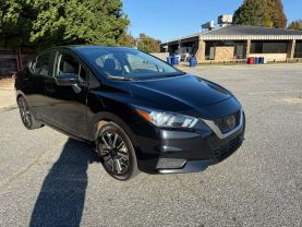 2021 NISSAN VERSA SEDAN BLACK AUTOMATIC - Auto Solutions of Greensboro LLC, NC, 36.05701, -79.84368