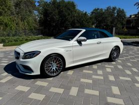 2018 MERCEDES-BENZ MERCEDES-AMG C-CLASS CONVERTIBLE V8, TWIN TURBO, 4.0 LITER C 63 S AMG CABRIOLET 2D