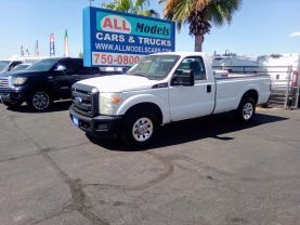2013 FORD F250 SUPER DUTY REGULAR CAB PICKUP V8, FLEX FUEL, 6.2 LITER XL PICKUP 2D 8 FT