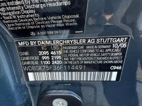 2006 MERCEDES-BENZ SL-CLASS CONVERTIBLE V8, 5.0 LITER SL 500 ROADSTER 2D