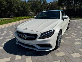 2018 MERCEDES-BENZ MERCEDES-AMG C-CLASS CONVERTIBLE V8, TWIN TURBO, 4.0 LITER C 63 S AMG CABRIOLET 2D