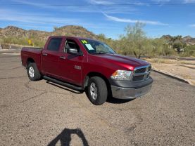 2014 RAM 1500 CREW CAB PICKUP V6, FLEX FUEL, 3.6 LITER TRADESMAN PICKUP 4D 5 1/2 FT
