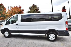 2015 FORD TRANSIT 350 WAGON PASSENGER V6, ECOBOOST, TWIN TURBO, 3.5L XL W/LOW ROOF W/SLIDING SIDE DOOR VAN 3D