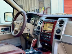 2009 FORD F150 SUPERCREW CAB PICKUP V8, 5.4 LITER KING RANCH PICKUP 4D 5 1/2 FT
