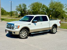 2009 FORD F150 SUPERCREW CAB PICKUP V8, 5.4 LITER KING RANCH PICKUP 4D 5 1/2 FT